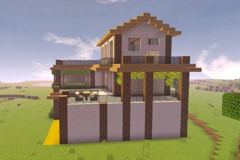 在我的世界怎么做别墅[图2]