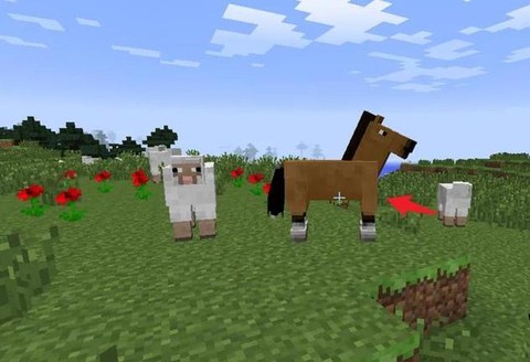 我的世界手机版怎么养马[图2]